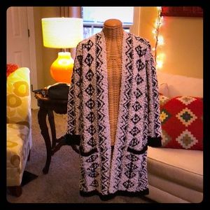 Extra Long Sweater Duster